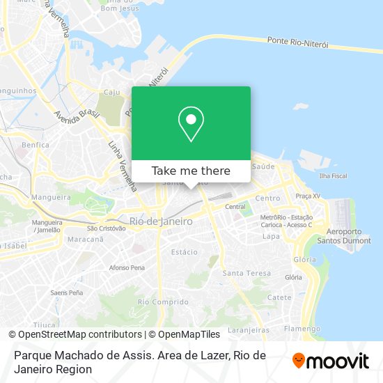 Mapa Parque Machado de Assis. Area de Lazer