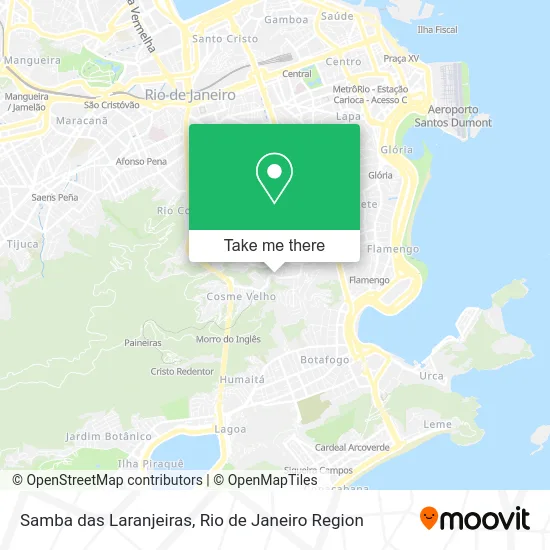 Samba das Laranjeiras map