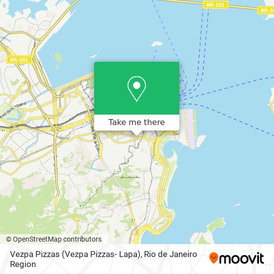 Mapa Vezpa Pizzas (Vezpa Pizzas- Lapa)