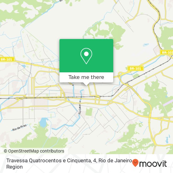 Travessa Quatrocentos e Cinquenta, 4 map