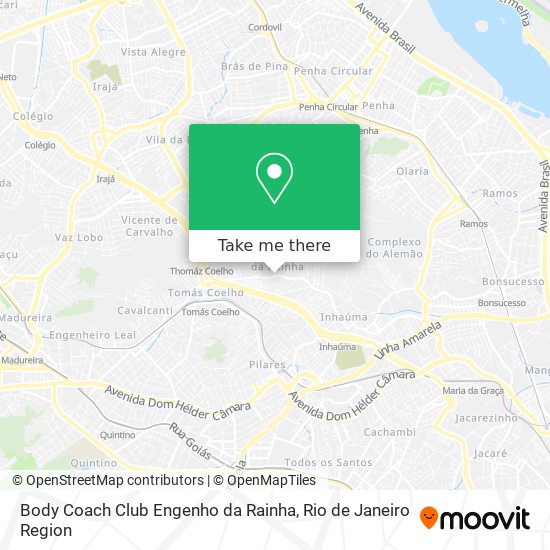 Body Coach Club Engenho da Rainha map
