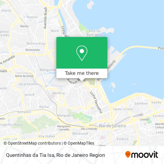 Quentinhas da Tia Isa map