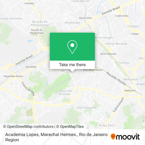 Academia Lopes, Marechal Hermes. map