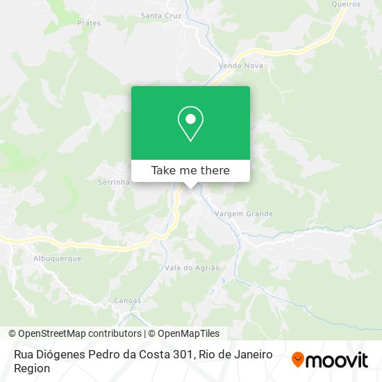 Rua Diógenes Pedro da Costa 301 map