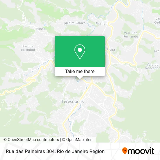 Rua das Paineiras 304 map