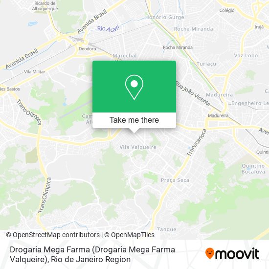 Mapa Drogaria Mega Farma