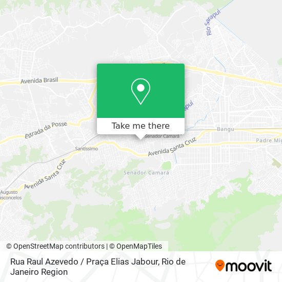 Mapa Rua Raul Azevedo / Praça Elias Jabour