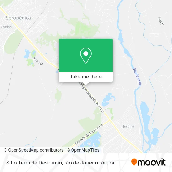 Sítio Terra de Descanso map