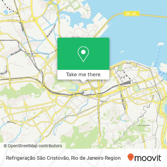 Refrigeração São Cristovão map