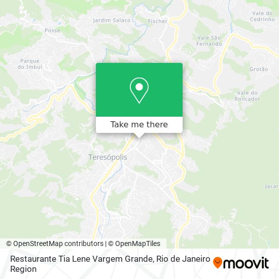 Restaurante Tia Lene Vargem Grande map