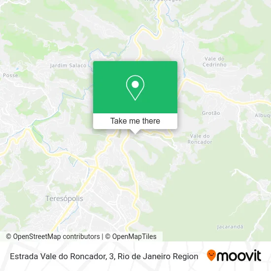 Estrada Vale do Roncador, 3 map