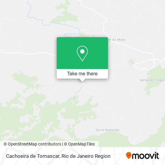 Cachoeira de Tomascar map