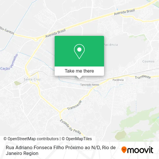 Rua Adriano Fonseca Filho Próximo ao N / D map