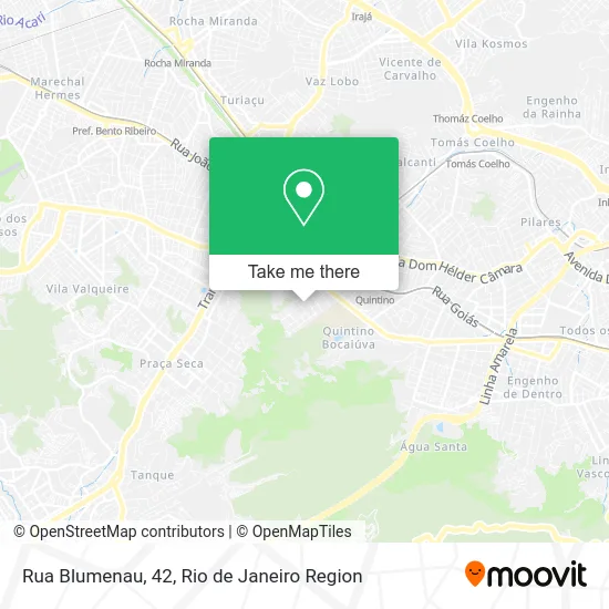 Rua Blumenau, 42 map