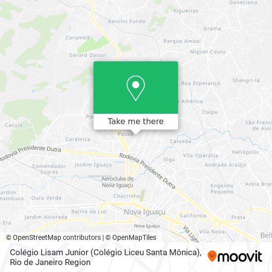 Colégio Lisam Junior (Colégio Liceu Santa Mônica) map
