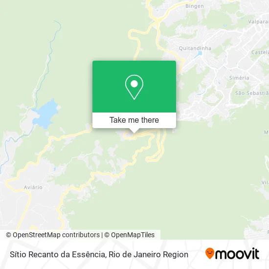 Sítio Recanto da Essência map