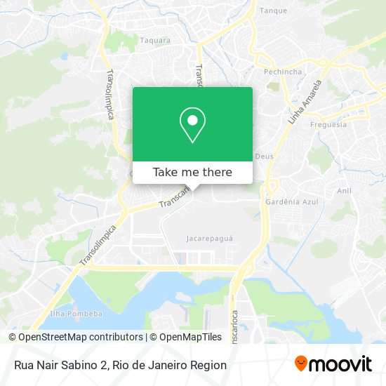 Rua Nair Sabino 2 map