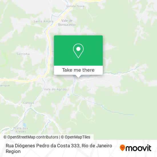 Rua Diógenes Pedro da Costa 333 map