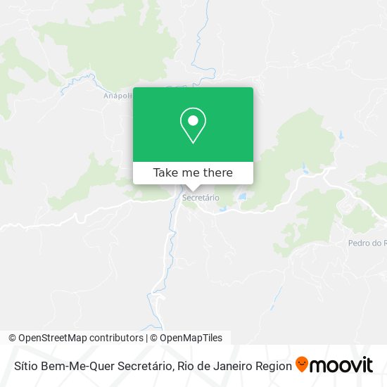 Sítio Bem-Me-Quer Secretário map