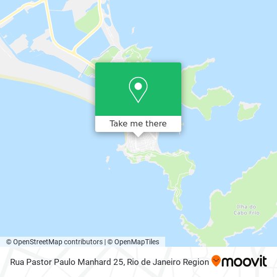 Mapa Rua Pastor Paulo Manhard 25