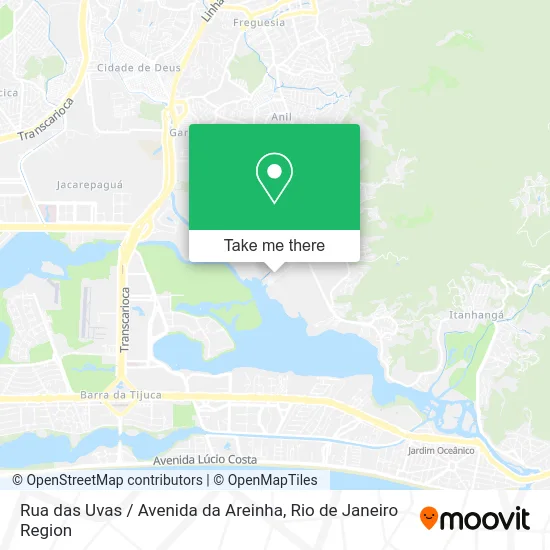 Rua das Uvas / Avenida da Areinha map