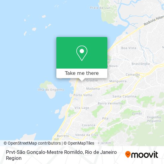 Prvt-São Gonçalo-Mestre Romildo map