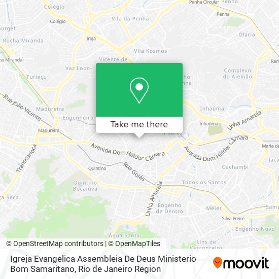 Mapa Igreja Evangelica Assembleia De Deus Ministerio Bom Samaritano