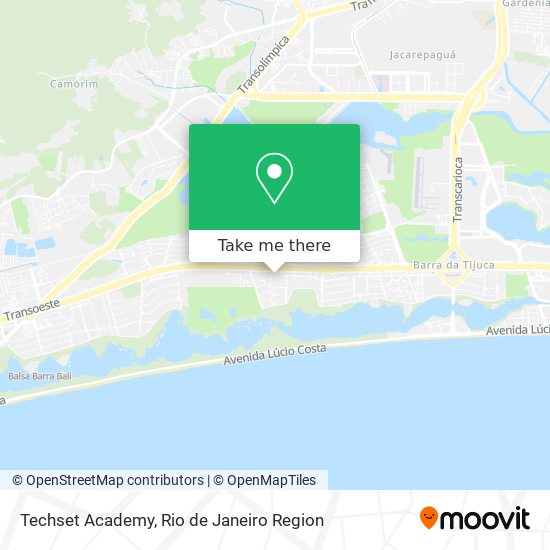 Techset Academy map