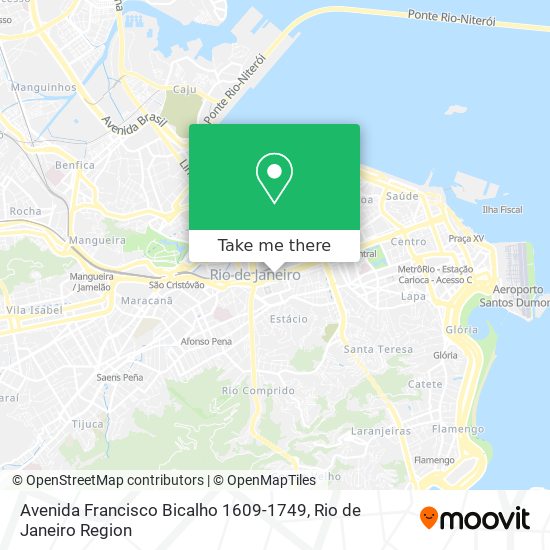 Avenida Francisco Bicalho 1609-1749 map