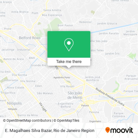 E. Magalhaes Silva Bazar map