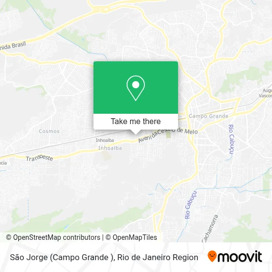 São Jorge (Campo Grande ) map
