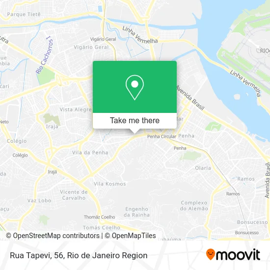 Rua Tapevi, 56 map