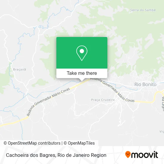Cachoeira dos Bagres map