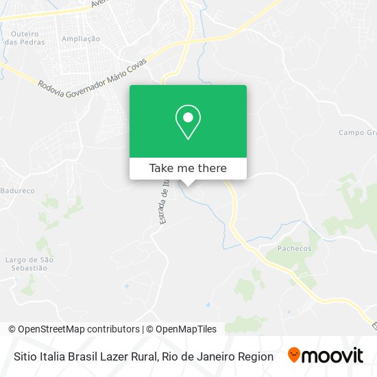 Sitio Italia Brasil Lazer Rural map