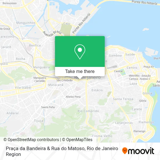 Praça da Bandeira & Rua do Matoso map