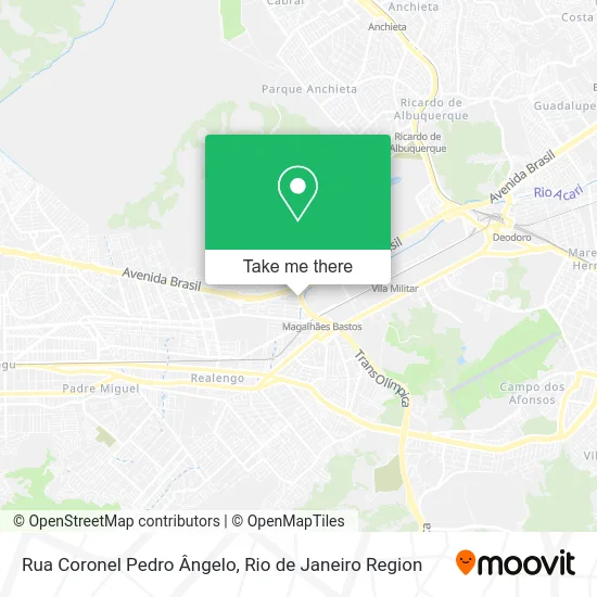 Rua Coronel Pedro Ângelo map