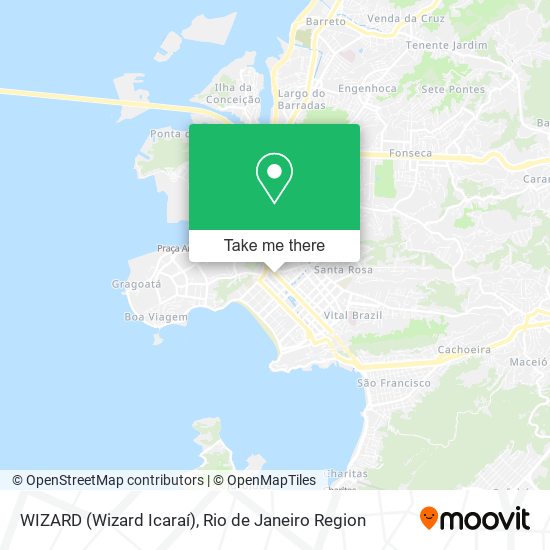 WIZARD (Wizard Icaraí) map