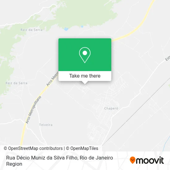 Rua Décio Muniz da Silva Filho map