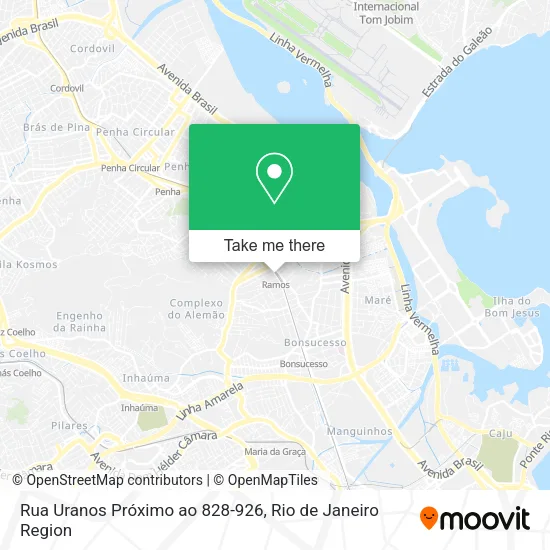 Rua Uranos Próximo ao 828-926 map