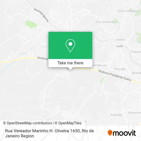 Rua Vereador Marinho H. Oliveira 1650 map