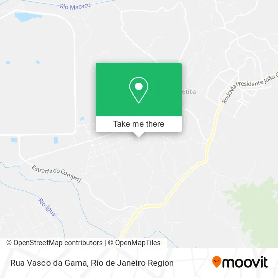 Rua Vasco da Gama map