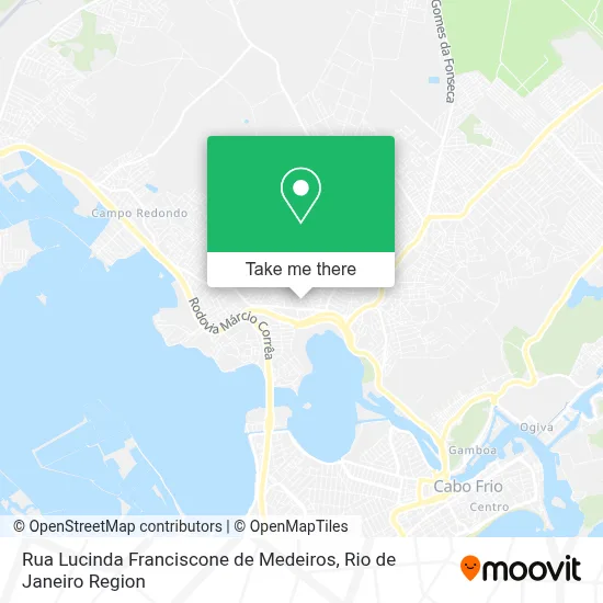 Rua Lucinda Franciscone de Medeiros map