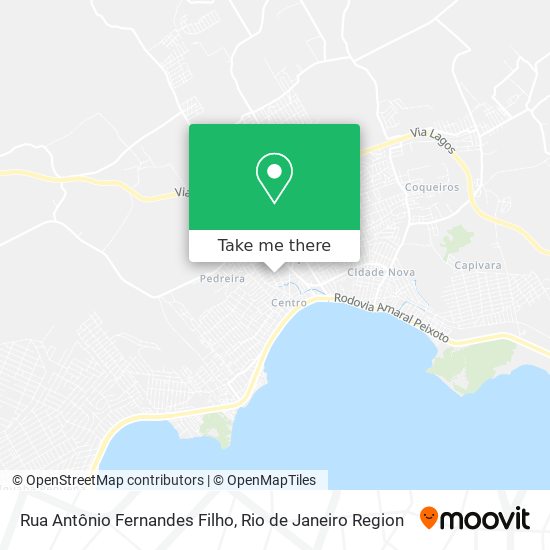 Rua Antônio Fernandes Filho map