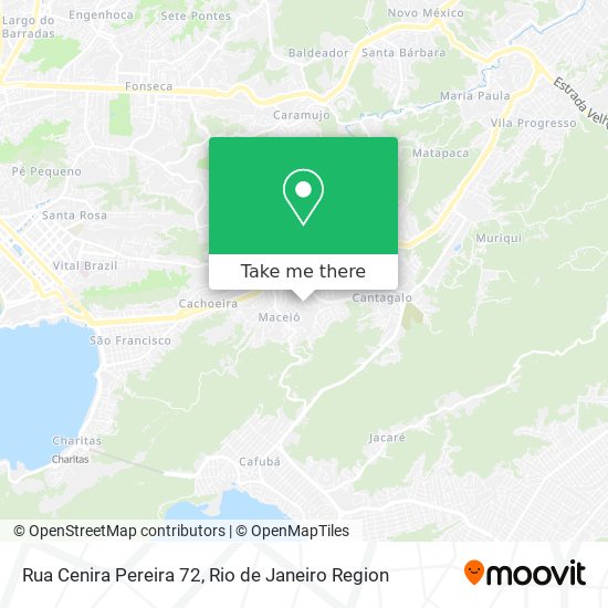 Rua Cenira Pereira 72 map