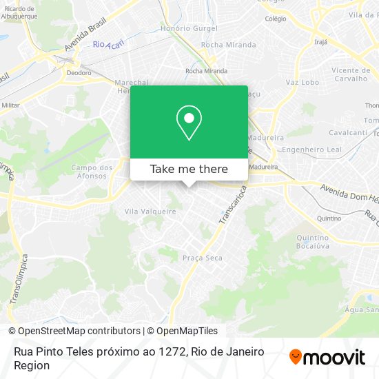Rua Pinto Teles próximo ao 1272 map