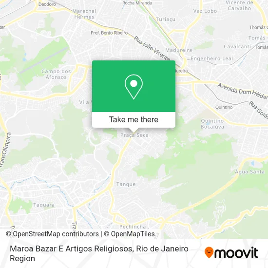 Maroa Bazar E Artigos Religiosos map