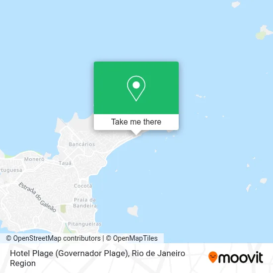 Hotel Plage (Governador Plage) map