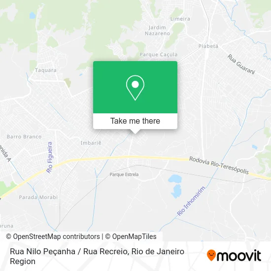 Rua Nilo Peçanha / Rua Recreio map