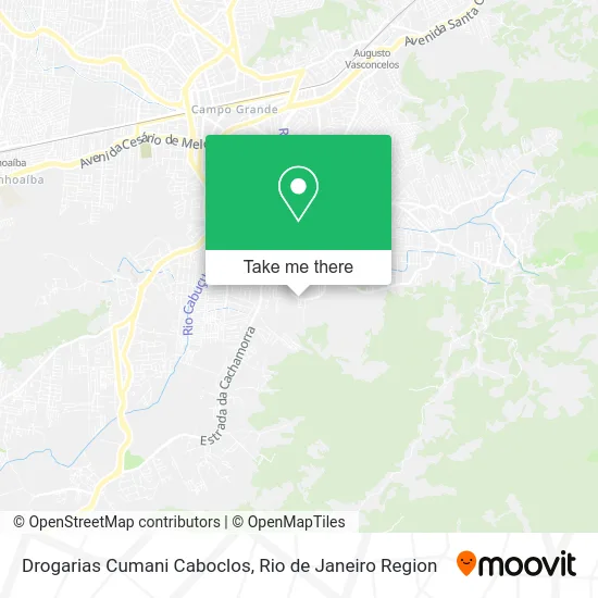 Drogarias Cumani Caboclos map