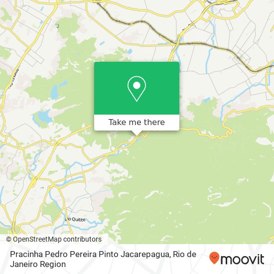 Mapa Pracinha Pedro Pereira Pinto Jacarepagua